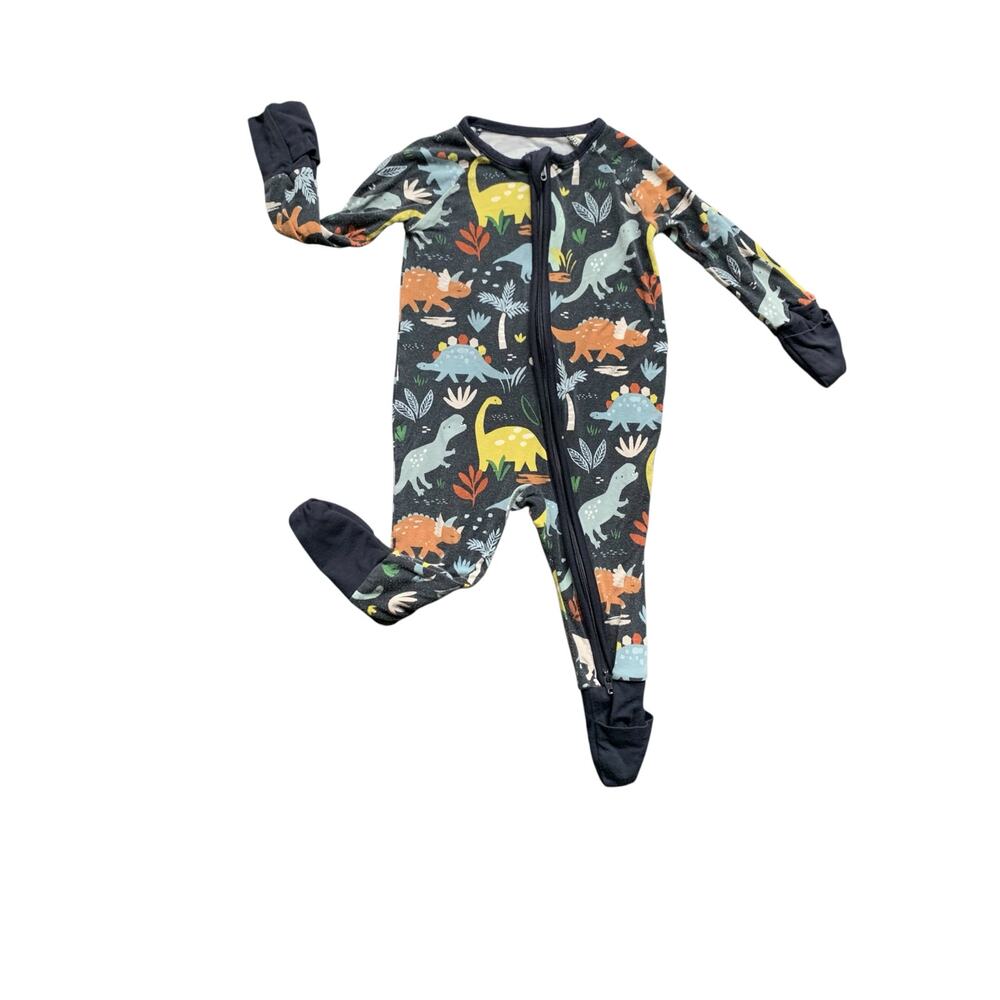 Little Sleepies Jungle Bamboo Zippy in Black
